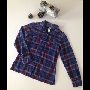 Patagonia organic cotton long sleeve flannel